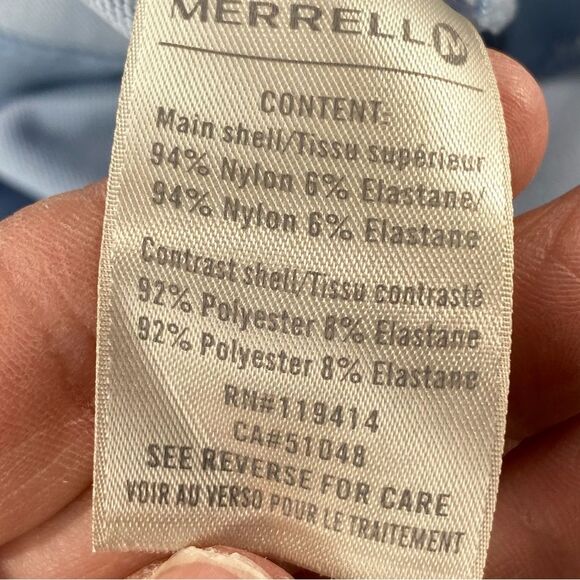 Merrell Womens Blue/White Full Zip Performance Jacket Size LG - Picture 10 of 11